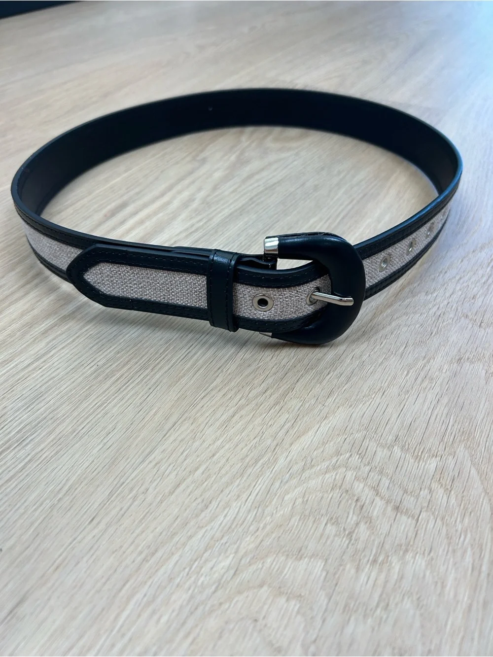 Jason Wu Leather Canvas Belt M